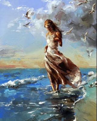 قدم زدن در ساحل دریا